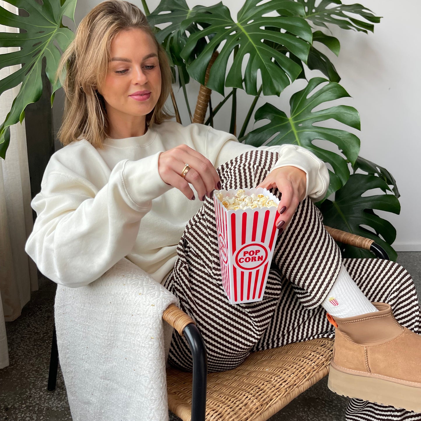 Kojinės 'EMOJI 🍿🫠'