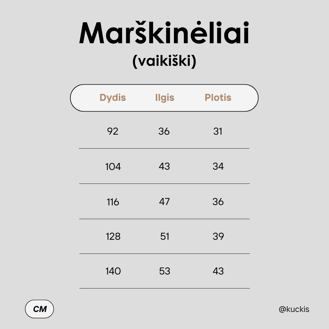 Marškinėliai su širdele vaikams