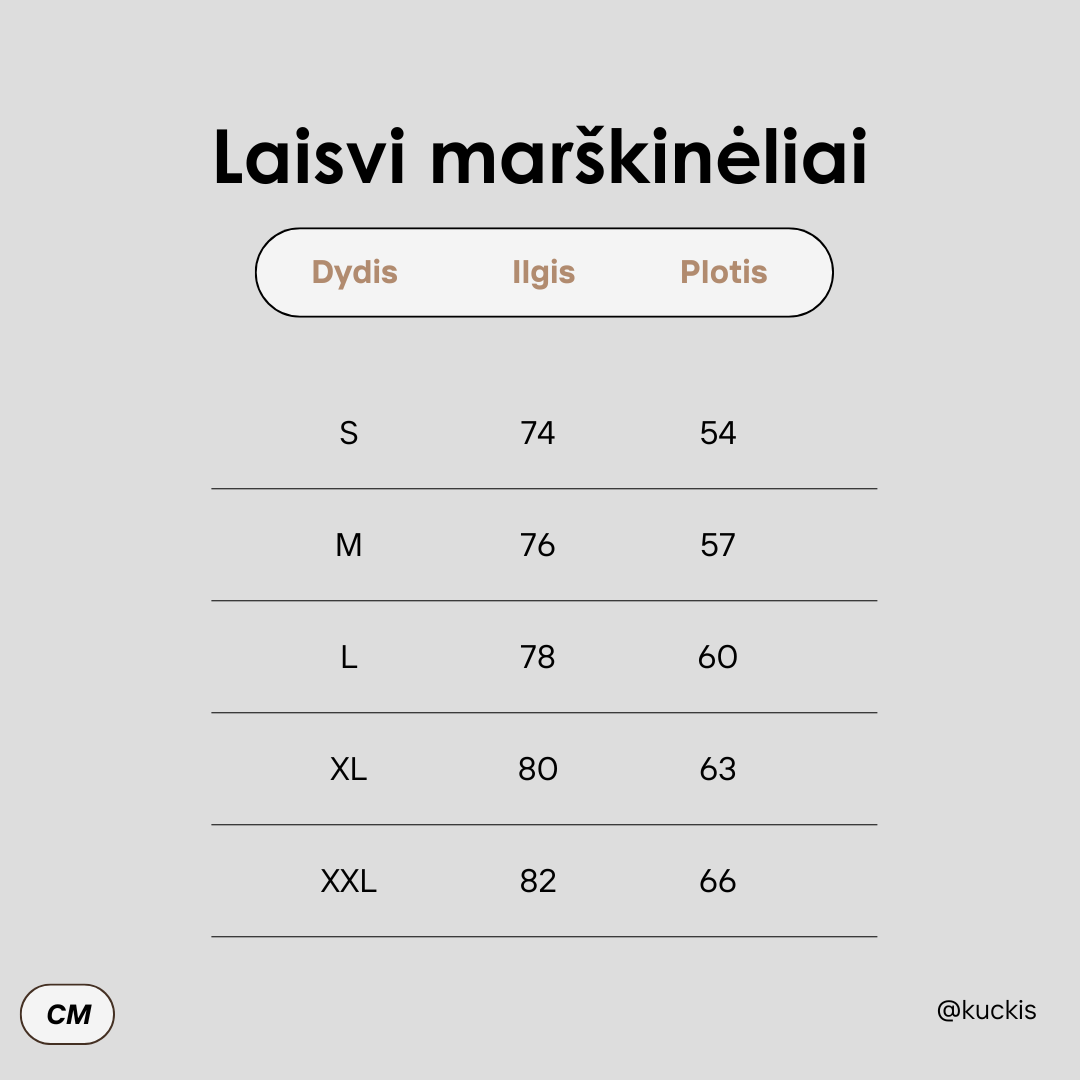 Marškinėliai 'Tėtis ;)' (oversized)