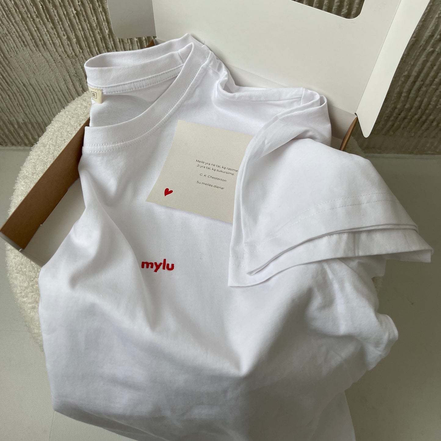 Marškinėliai 'mylu' (unisex)