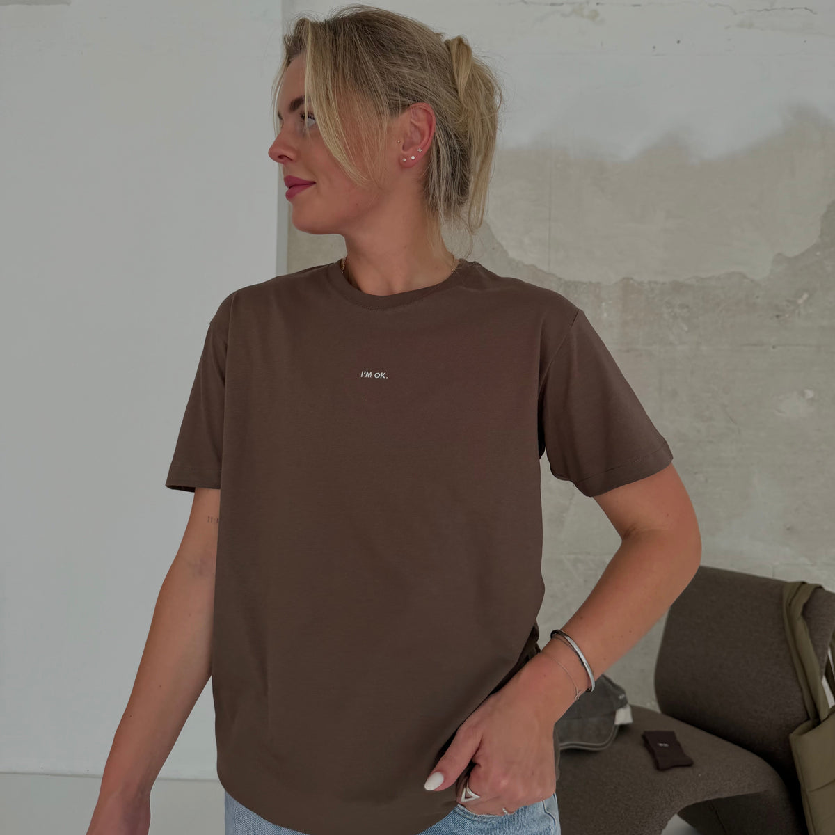 Unisex Marškinėliai 'I'M OK'