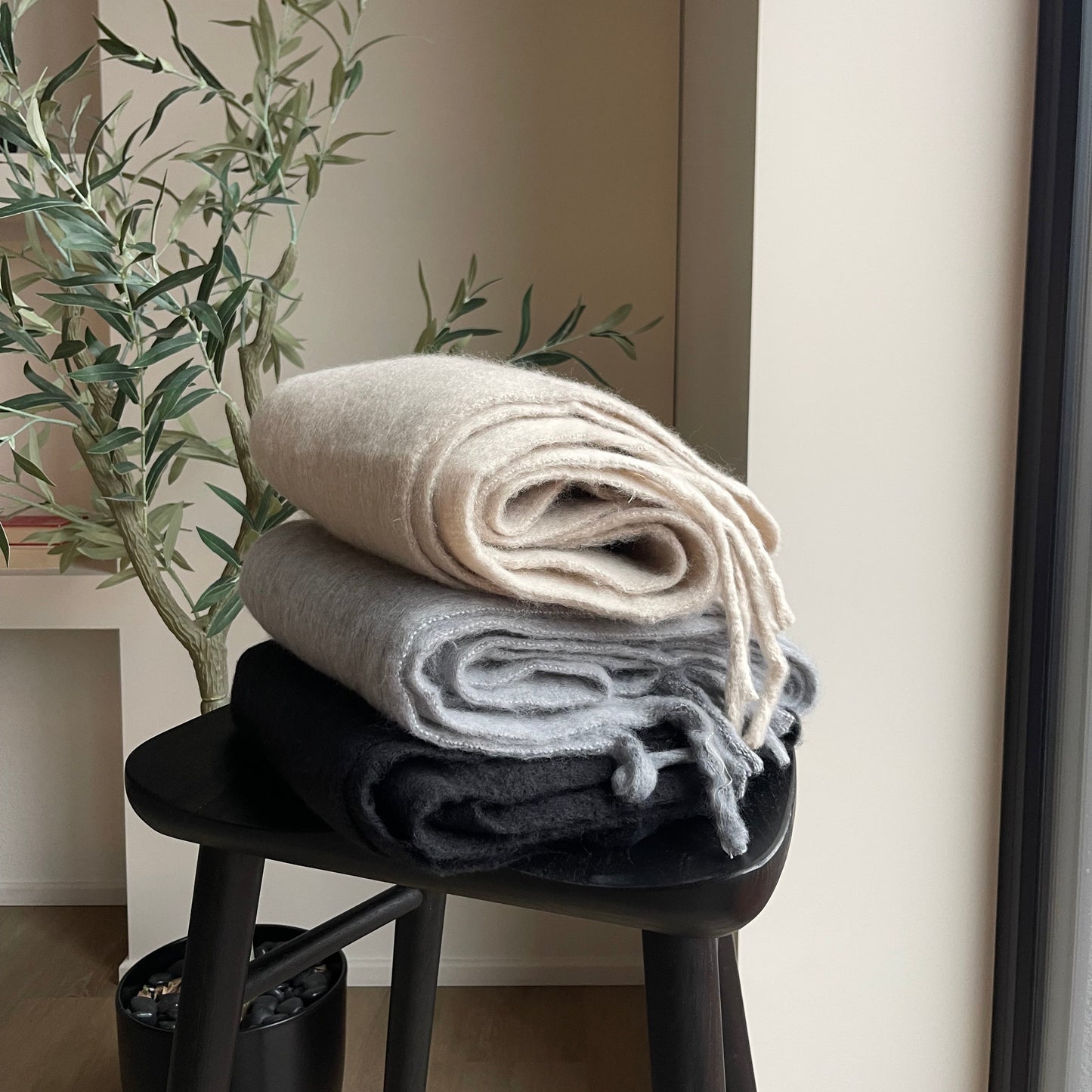 Žieminis šalikas 'maxi'