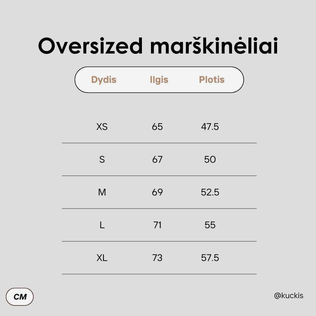 Oversized marškinėliai 'MAMA'