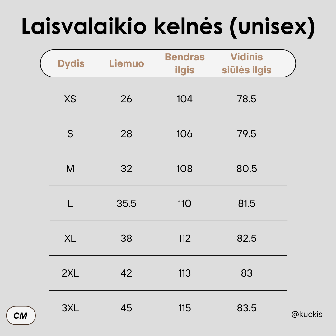 Laisvalaikio kelnės (XS-3XL)